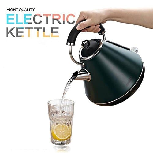 Electric kettle 304 stainless steel Household fast Kettle intelligent switch 1.8L High capacityelectric kettle 304 stainless steel Household fast Kettle intelligent switch 1.8L High capacity , Dark green