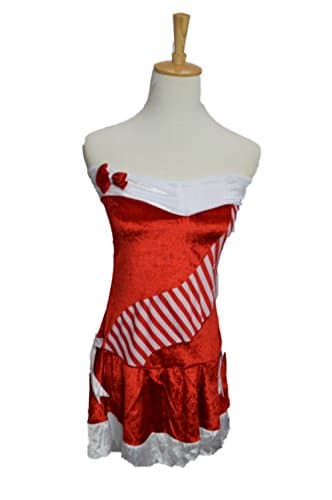 Christmas Sexy Ladies Mrs Santa Claus Costume Suit Womens Fancy Dress Party (Design 2)