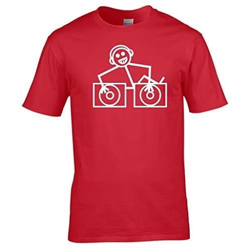 Naughtees clothing - Hooj large red standard fit T-shirt