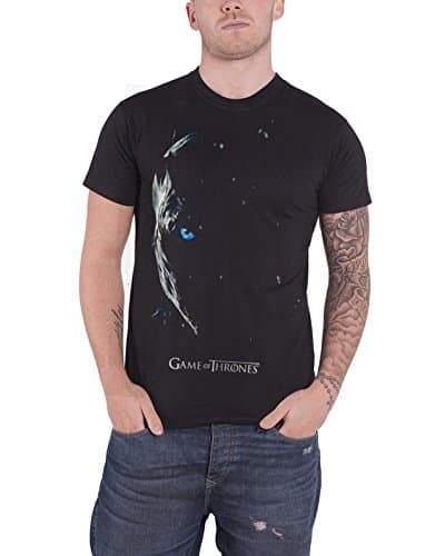 Game Of Thrones T Shirt Season 7 Poster Night King Official Mens Black XXXL