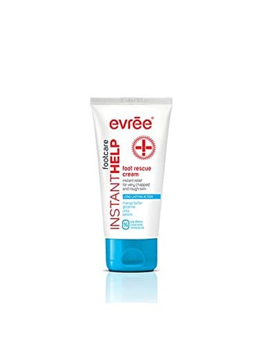evree Fast foot cream durable action outdoor area cracked and rough skin from paraben dyes and mineral oils