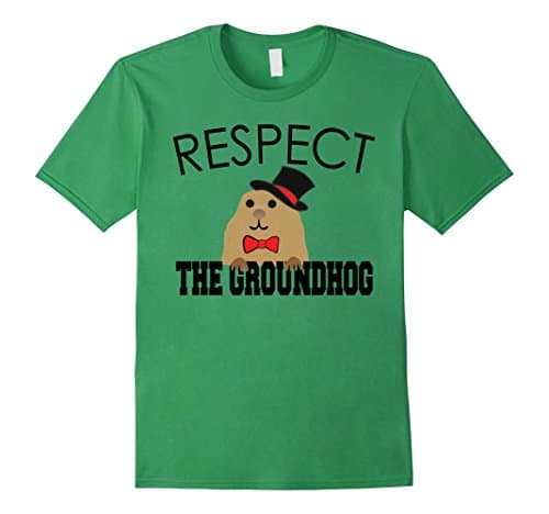 Men's Funny Respect The Groundhog Day T-Shirt Small Grass
