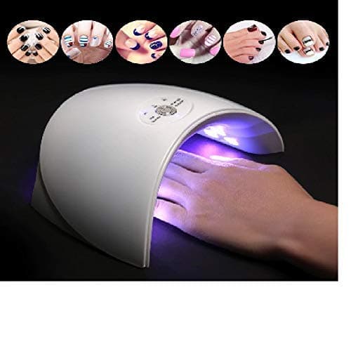 Whitecloud TRANSFORMING HOMES Professional USB Nail Lamps 36W UV LED Nail Polish Dryer Machine (White, ITN-AA105)