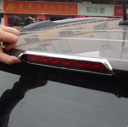 Horrenz Car styling rear spoiler light cover fit for Buick Encore OPEL VAUXHALL MOKKA 2013 2014 abs chrome 1pc