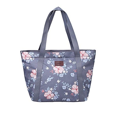 Women Oxford Nylon Waterproof Bags,Tote Shopping Bag,Larger Shoulder Bag,Cosmetic Bags Make up bag,School Backpack Travel Bag For Girl Student Women (F-shoulder bag-dark Grey)