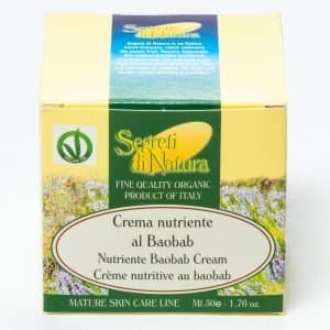 100% Organic Cosmetics FACE cream BAOBAB 50 ml Made in Italy