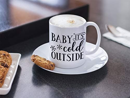 Baby Its Cold Outside Winter Winter Mug Snow Snow Mug Snowflakes Snowflake Mug Cold Cold Weather Weather Weather Mug Winter Gift