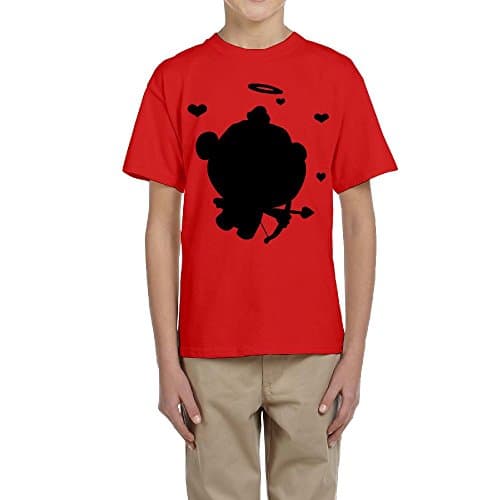 Siwei Diqing Love Angel Cupid Fashion T-Shirt Solid Neutral T-Shirt Adolescents