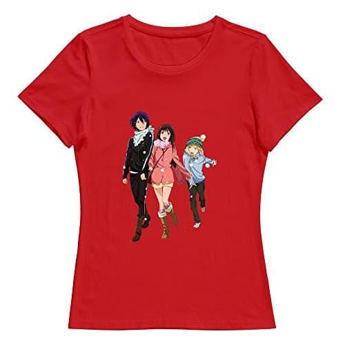 Rahk Noragami Yato Hiyori Iki Yukine 100% Cotton Female T Shirt DeepHeather Sport by