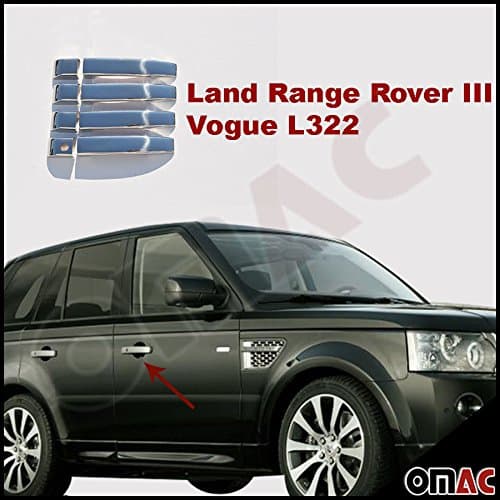 Chrome door handles bezel stainless steel III Vogue L322