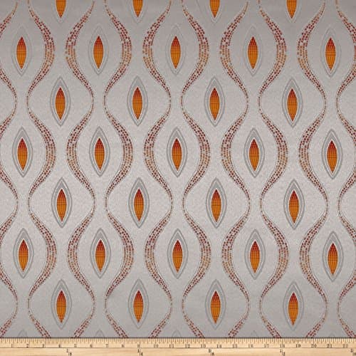 Eroica Eclectic Jacquard, Yard, Tangerine Grey