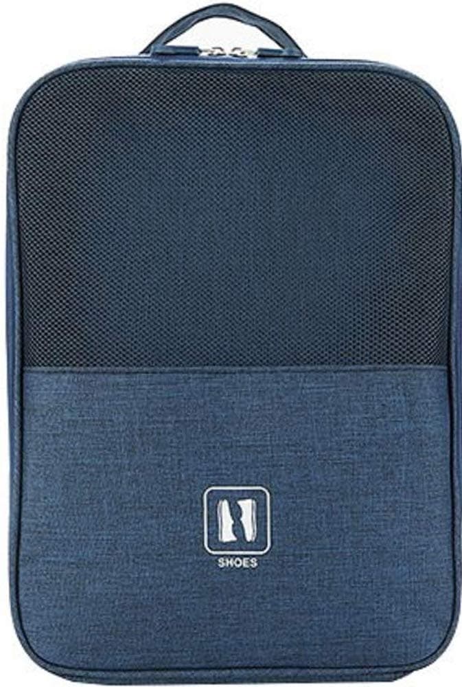 Areo Waterproof Shoe Bag/Shoe Pouch for Travelling/Storage (Navy Blue)