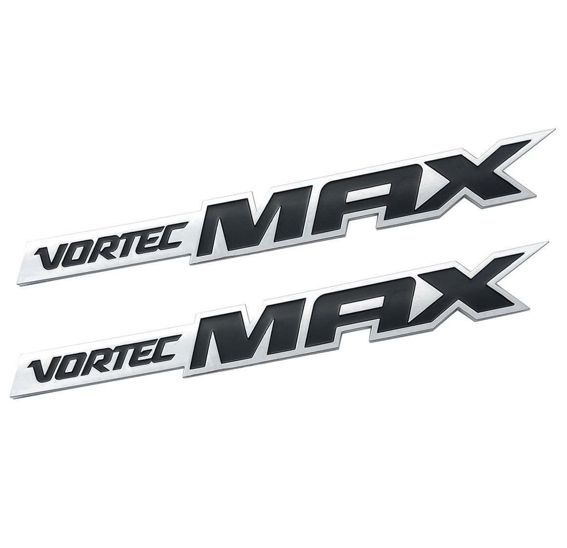 2 Pack Vortec Max Door Emblem Logo, Badge Plate Band Decal for Chevrolet 06-09 Silverado Sierra SS 6.0 Gm Truck 6.0 Liter