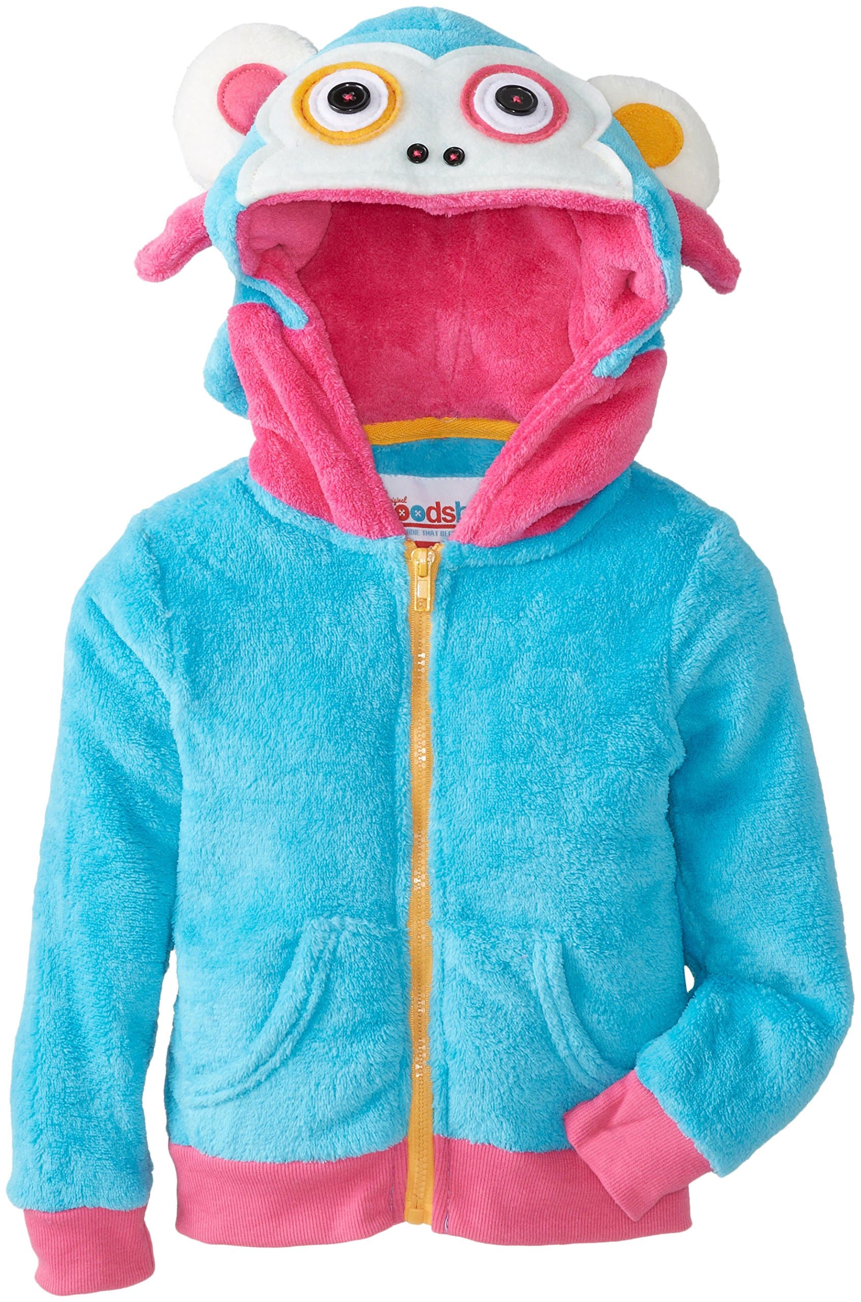 Hoodsbee Girls' Ribbons The Monkey Hoodie