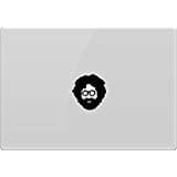 Jerry Garcia Grateful Dead Vinyl Decal Sticker Apple MacBook Pro Air iPad or Other Laptop (Black)