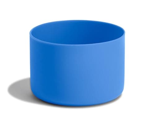 Hydro Flask Bottle Boot – Bottom Protector Sleeve – Silicone Water Bottle Accessory Small Cascade Blue