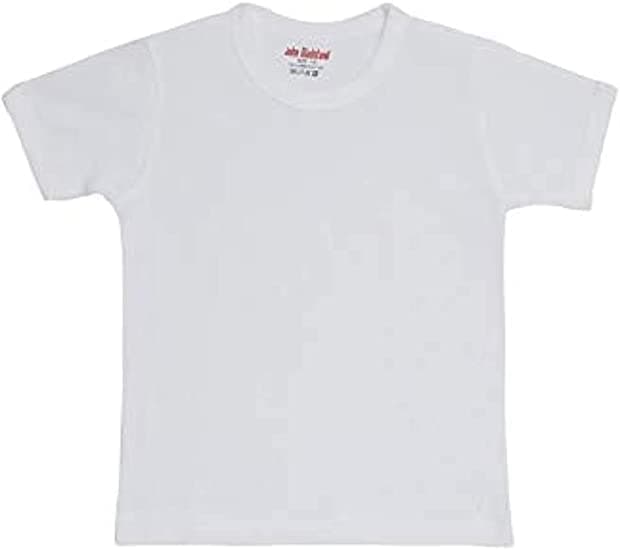 John Gladstone Boy's Cotton Short Sleeve T-Shirt, White, 15-16 Years