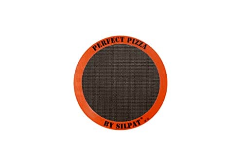 Silpat AH305-01 Perfect Pizza Mat Silicone Baking, 12", Orange
