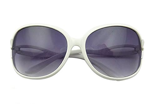 White Women's Sunglasses Large Frame Sunglasses Fashion Eyewear