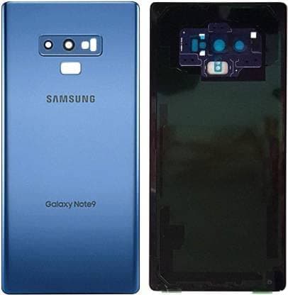 SPAREWARE® Back Panel Back Door Panel Back Body Cover Panel Back Glass for Samsung Galaxy Note 9 : Blue (with Camera Lens)