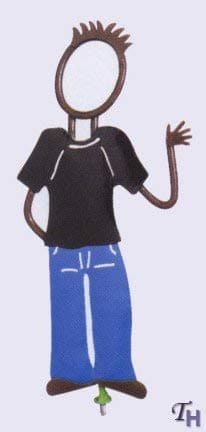 FIGI Teen Boy - Family Matters Yard Stakes Figure