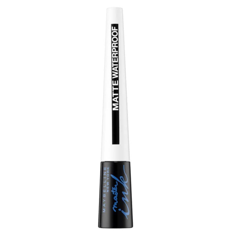 Maybelline Black Eye Liner, Lasting Drama Waterproof Eye Liner, Waterproof, Easy to draw, Smudgeproof, Longwear Formula, Smart Tip Brush, No Mess Application, Maybelline New York, Colour: Black 12g