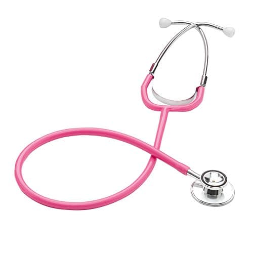 Affordable Dual Head Stethoscope Black and Pink (Pink)