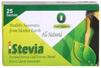 powder | Zero Calorie Natural Plant Based Sweetener | 50 Servings | Stevia Powder Sachets Pack Of 2 | Sugar Free