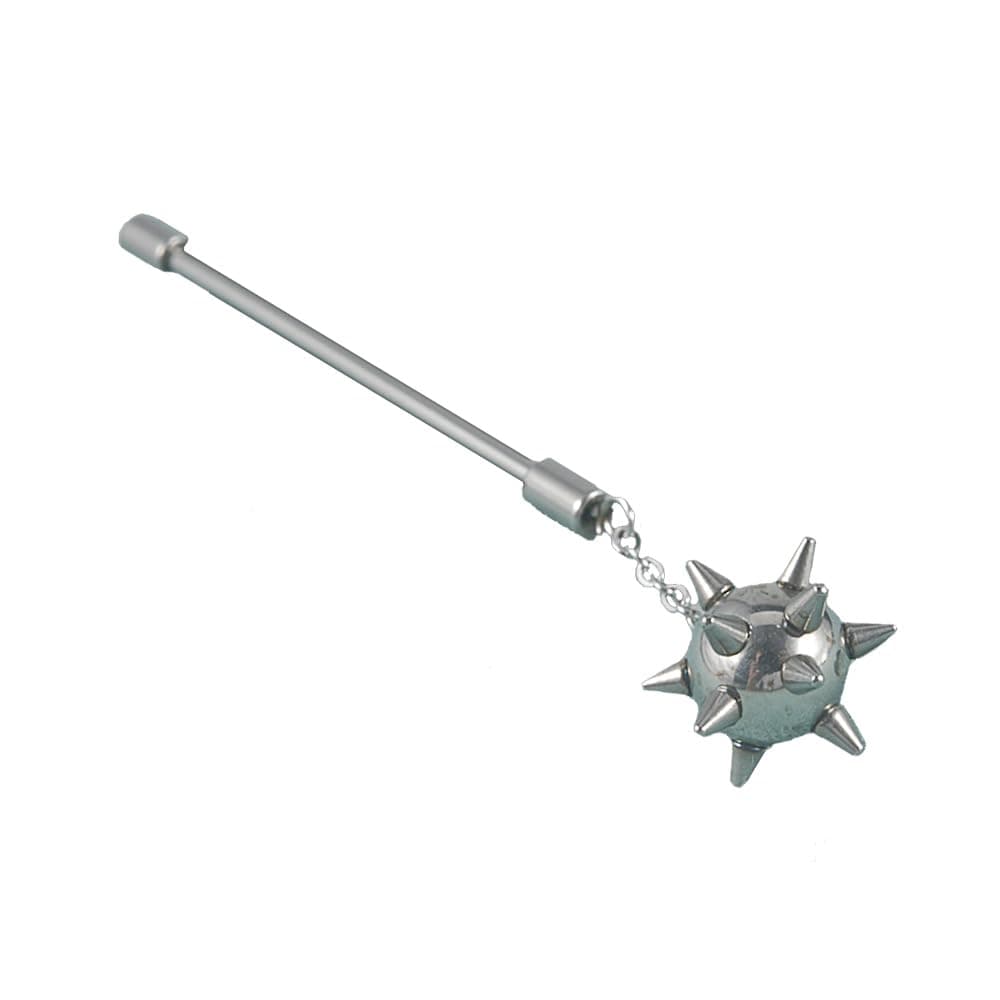 14G Spike Ball Dangle Industrial Barbell Earrings for Women Men 38mm Stainless Steel Industrial Bar Long Cartilage Conch Helix Earrings Industrial Piercing Jewelry