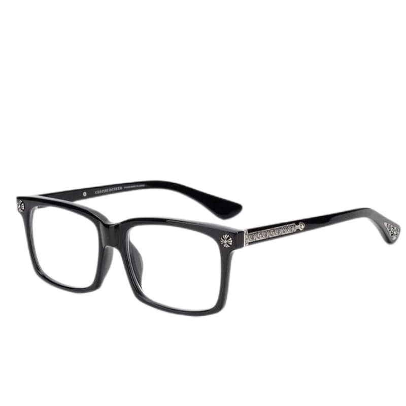 Classic Black Glasses, Eyeglasses for Man Women Thick Square Frame Eyewear