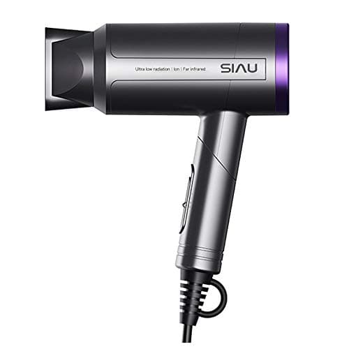 SIAU 1000W Woman Light Weight Hair Dryer Negative Ionic Blow Dryer Far-infrared Styler (Metal Gray)