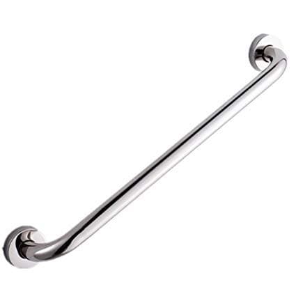 mantra Heavy Duty Stainless Steel Grab Bar Steel Handle - Size (24" (Inch) with 8 Long Wall Screws to fix The 8 stubs Fitting