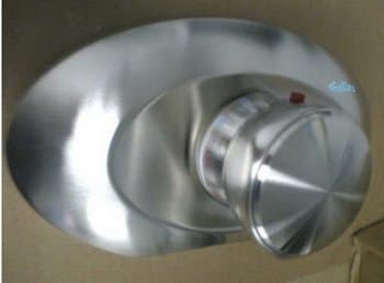 Ondine 25077BN1 Nickel Brass Thermostatic Valve Trim 1/2" Sweat Inlet, 2 Ports, Faucet Trim