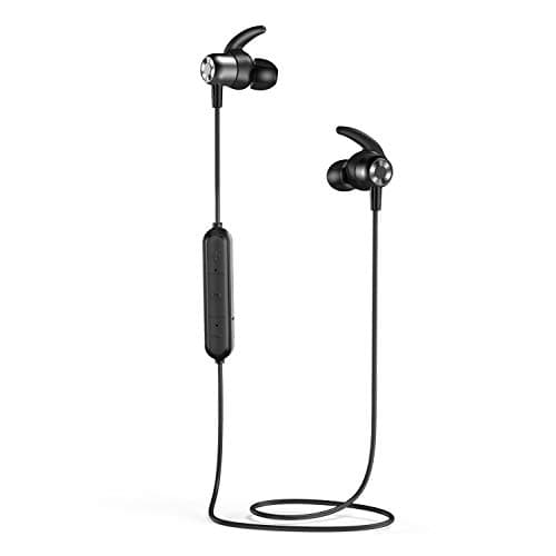HSPRO Bluetooth Headphones, Bluetooth Wireless Earbuds, IPX5 Waterproof Magnetic Sports Earphones for Running Exercise Gym, Built-in Mic, 8 Hours Playtime