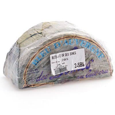 French Cow Milk Cheese, Bleu d'Auvergne - 1 lb.