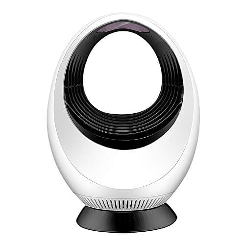 QCheng Electric Purple UV Light No Buzzing Non-Toxic and Chemical FreeSafe for Children, Bug, Fly, Gnat Killer Easy Cleaning Convenient USB Interface Perfect Indoor Mosquito Trap, 1 Pack, White