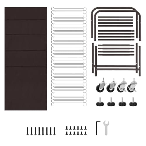 Rolling Pants Trolley Pants Hangers Pants Rack with 30 Hangers Closet Organizer for Jeans Trousers Skirts, Bronze