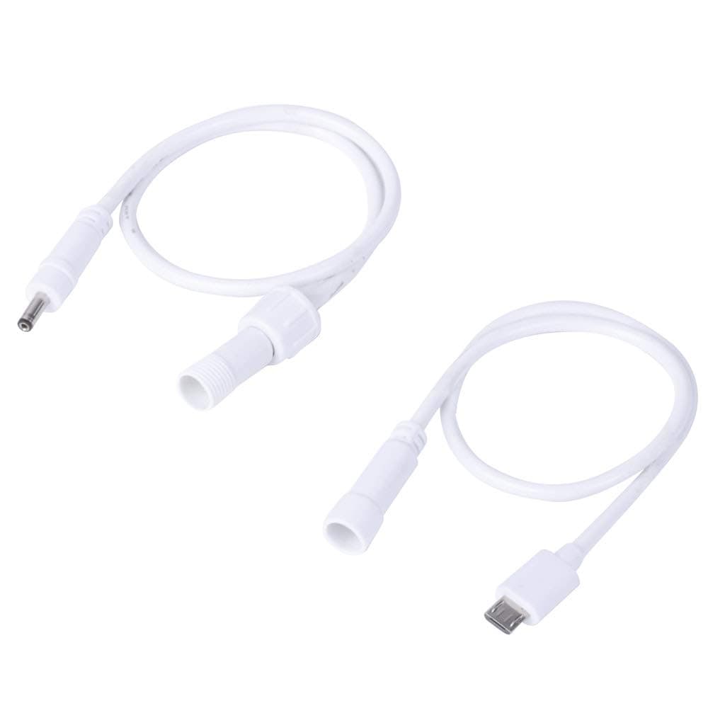 Rollerhouse 3.5mm x 1.35mm Female to Port USB Charging 22AWG DC Power Adapter Cable, DC 12V Plug Extension Cable Compatible with Solar Charger