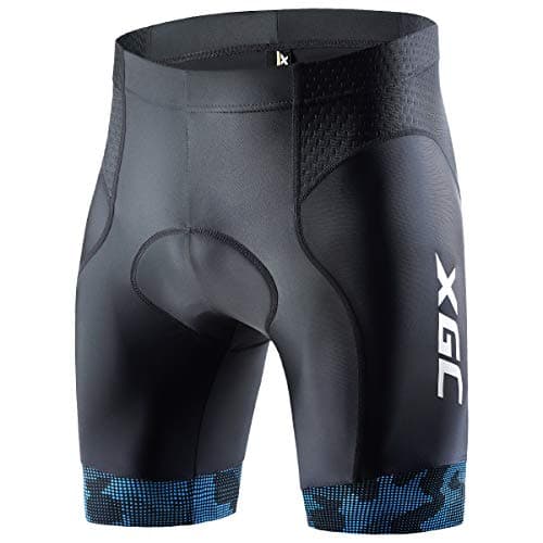 XGC Men's Cycling Shorts/Bike Shorts and Cycling Underwear with High-Density and High-Elasticity 4D Sponge Padded