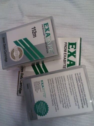 180093 8mm 112M DDS Ctdg 5/10GB Single Tape Tandberg Data (180093) Media MP Cartridge 5GB Model: by Exabyte