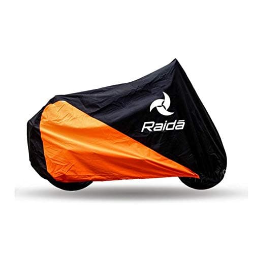 - Seasonpro Waterproof Bike Cover for KTM 390 Duke (Orange/Black) | Dust Proof | UV Protection