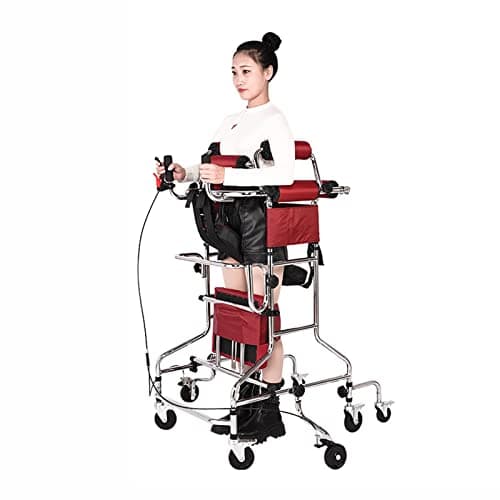 Adult Standing Walking Aid Walker for Seniors, Hemiplegia Rehabilitation Standing Frame for The Elderly, Disabled, The Postoperative Rehabilitation,A2