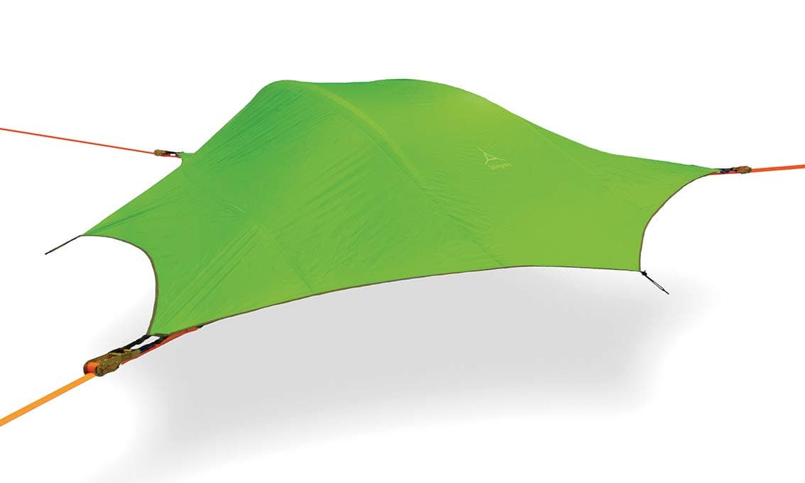 Tentsile Stingray 3-Person Tree Tent (Fresh Green): 4-Season tent comes with removable rainfly, no-see-um-insect mesh and is perfect for family camping and group adventures.