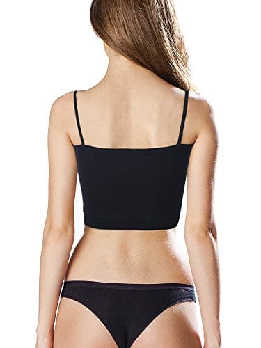 B.BANG&BRSP Padded Women Lace Sports Bra Seamless Push Up Camisole for Yoga Fitness, 3 PCS