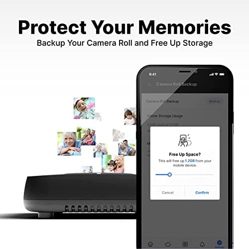 Smart Personal Cloud Storage Device for Data Media Files, Built-in 512GB High-Speed SSD with USB Storage, Plex and Home Assistant/iOS/Android/Windows/Mac Compatible