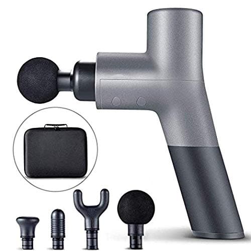 VI PRO Quiet Percussion Massage Gun - Professional Portable Deep Tissue Massage Gun for Athletes | Strong Handheld Percussion Massager | Massage Therapy and Recovery for The Entire Body