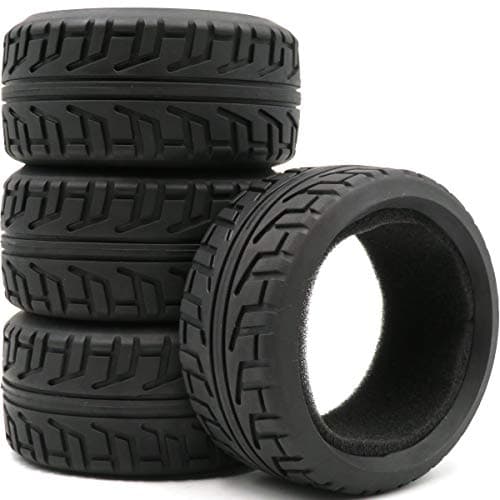 4pcs RC 1/8 Tires Tyres with foam for 1:8 On-road Buggy Car upgrade parts