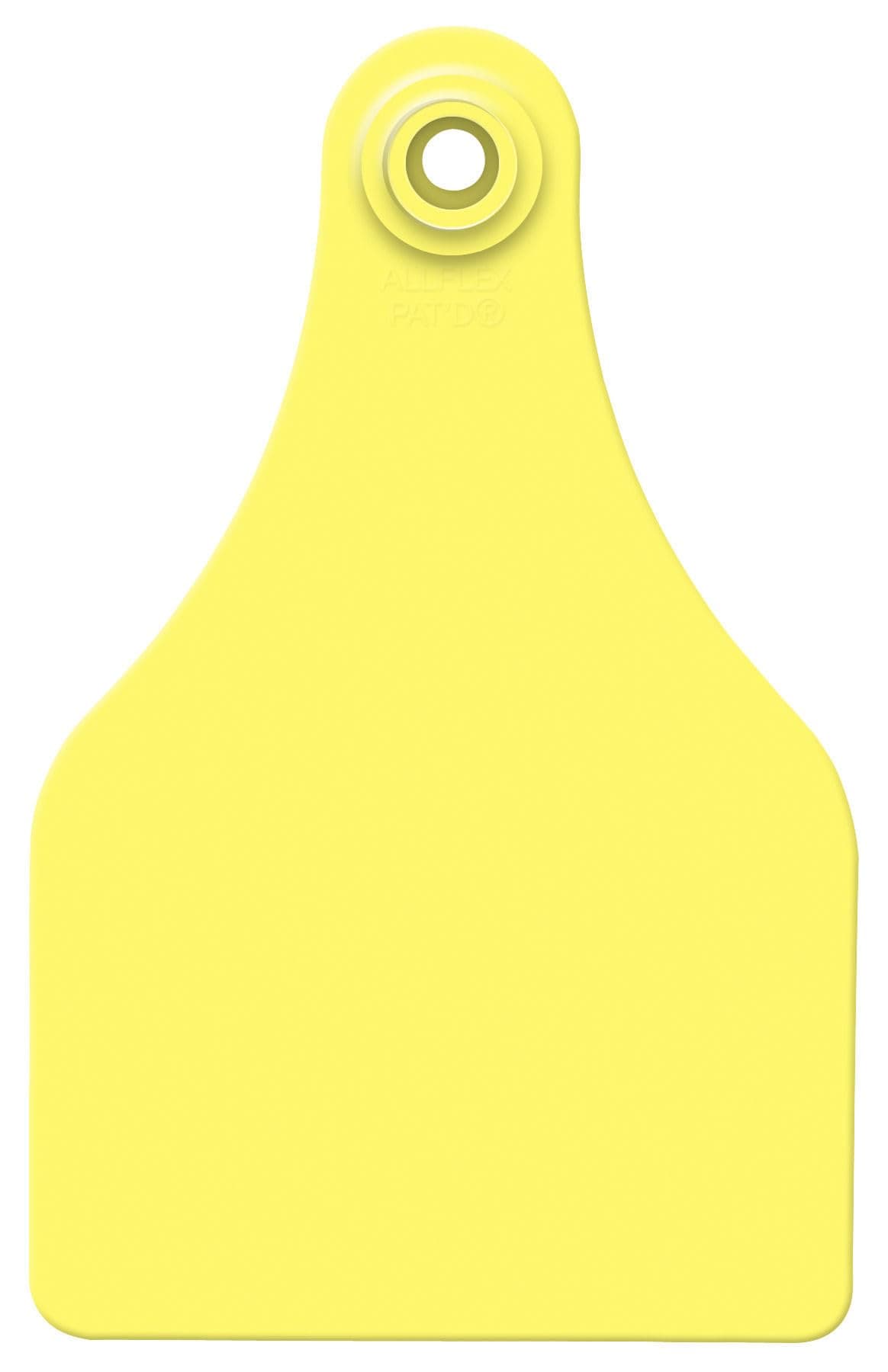 ALLFLEX USA GSXF/GSMY 319278 Ear Tag, Blank, Yellow, Super Maxi