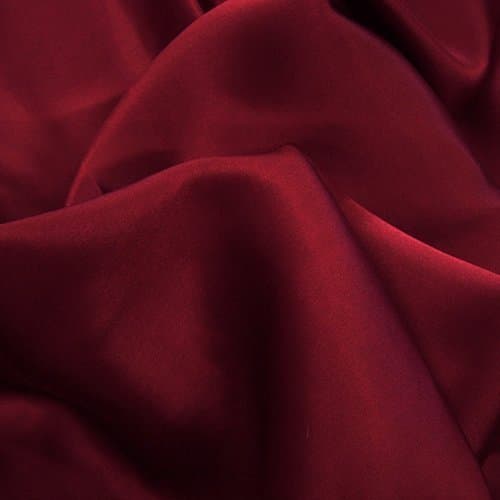 100% Pure Silk Taffeta Fabric Burgundy 54" /30 Momme by The Yard