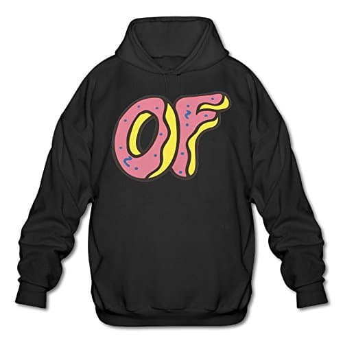 Cuihualili The Letter Shape Donut Men's Casual Classic Basic Hooded Sweatshirt